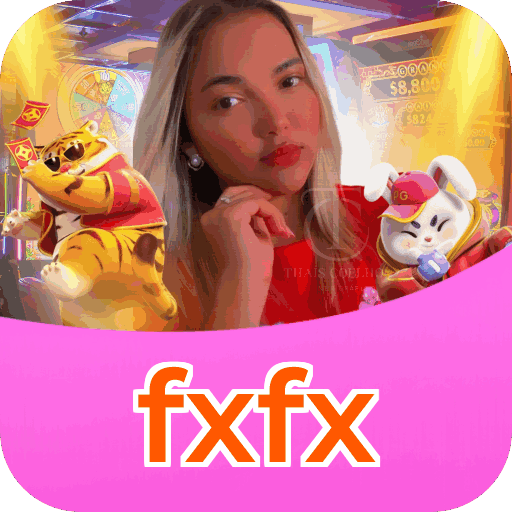 Plataforma fxfx mostrando interface moderna, jogos certificados e recursos de segurança licenciados